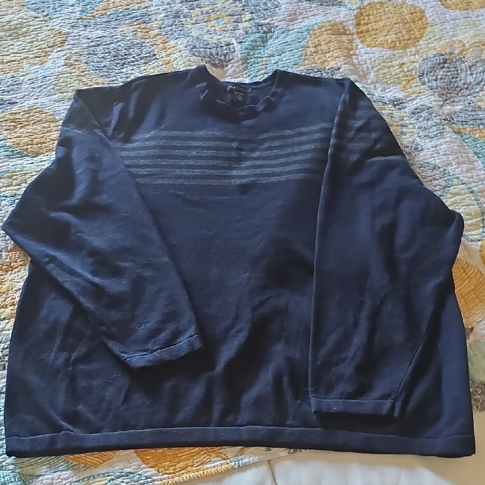 Blue Long Sleeve Sweater Size 2x Van Heusen
